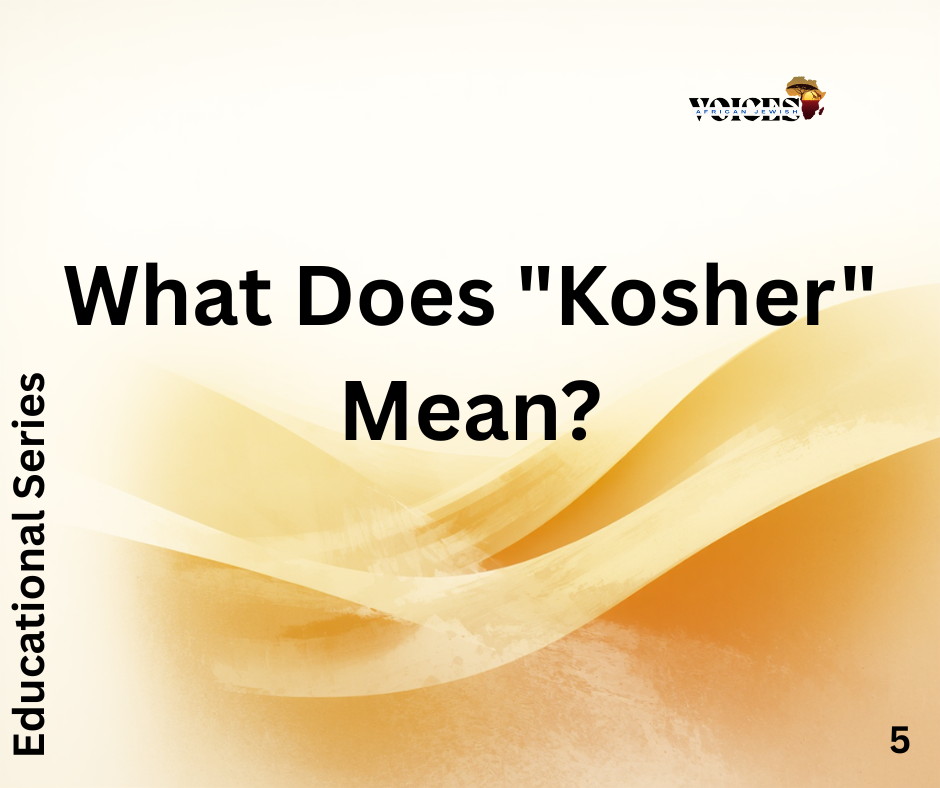What Does “Kosher” Mean?